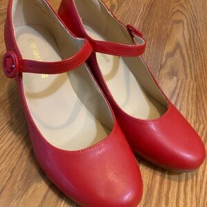 Red Mary Jane Women's Shoes
